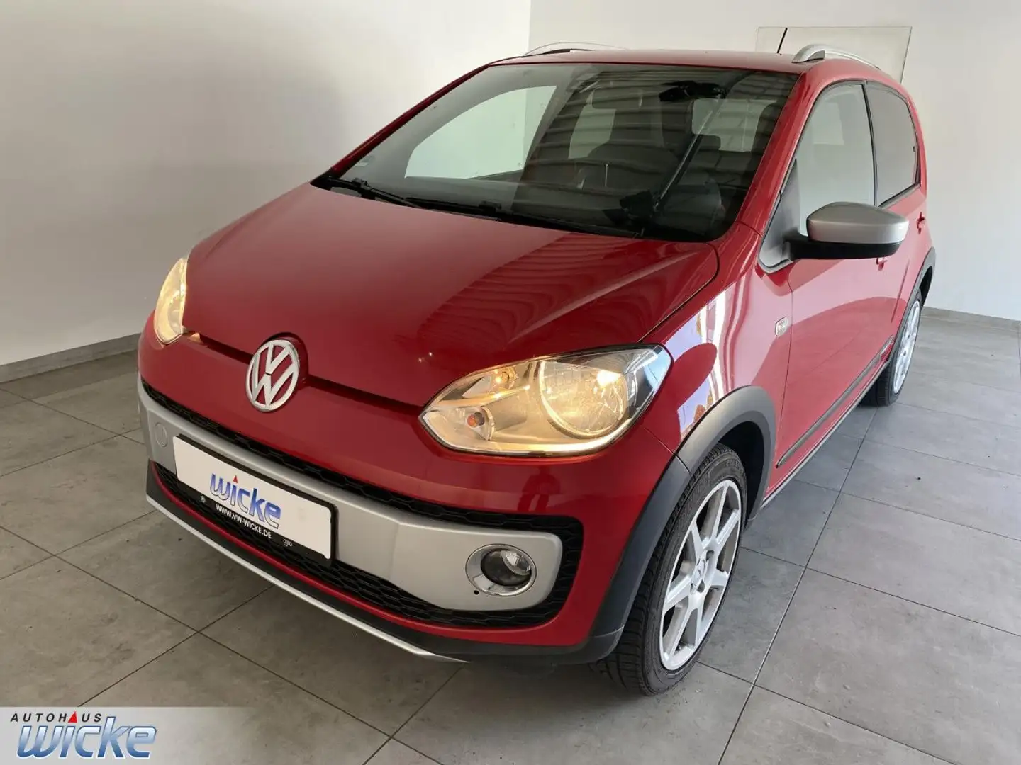 Volkswagen up! 1.0 cross  NAVI KLIMA PDC LM FELGEN Rood - 2