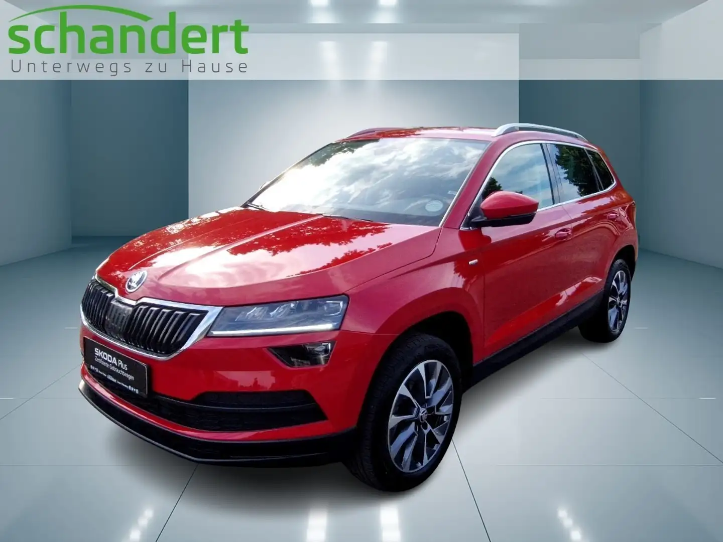 Skoda Karoq 1.5 TSI Drive LED Navi AHK Klimaautomatik Rot - 1