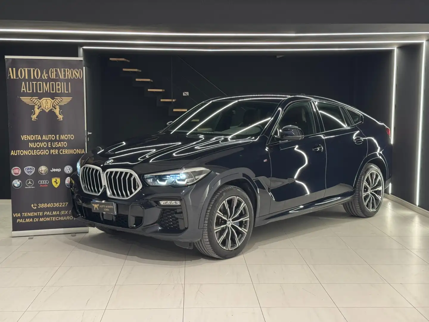 BMW X6 X6 xDrive30d 48V Msport Bleu - 1