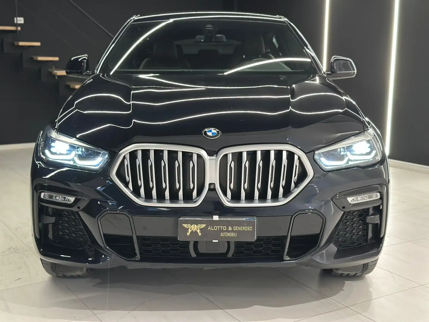 BMW X6 X6 xDrive30d 48V Msport Bleu - 2