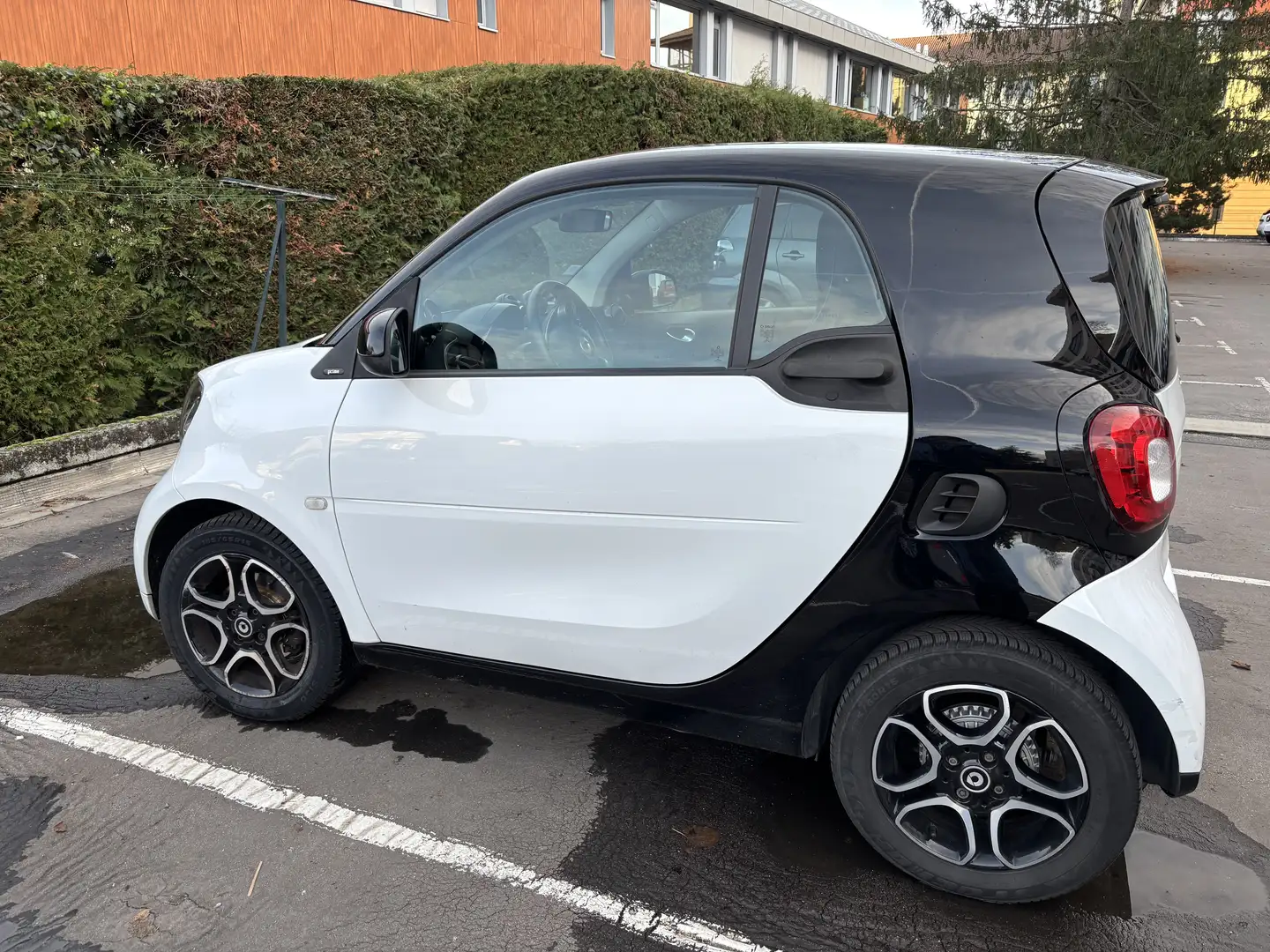 smart forTwo Coupé 1.0 71 ch Prime Twinamic Blanc - 2