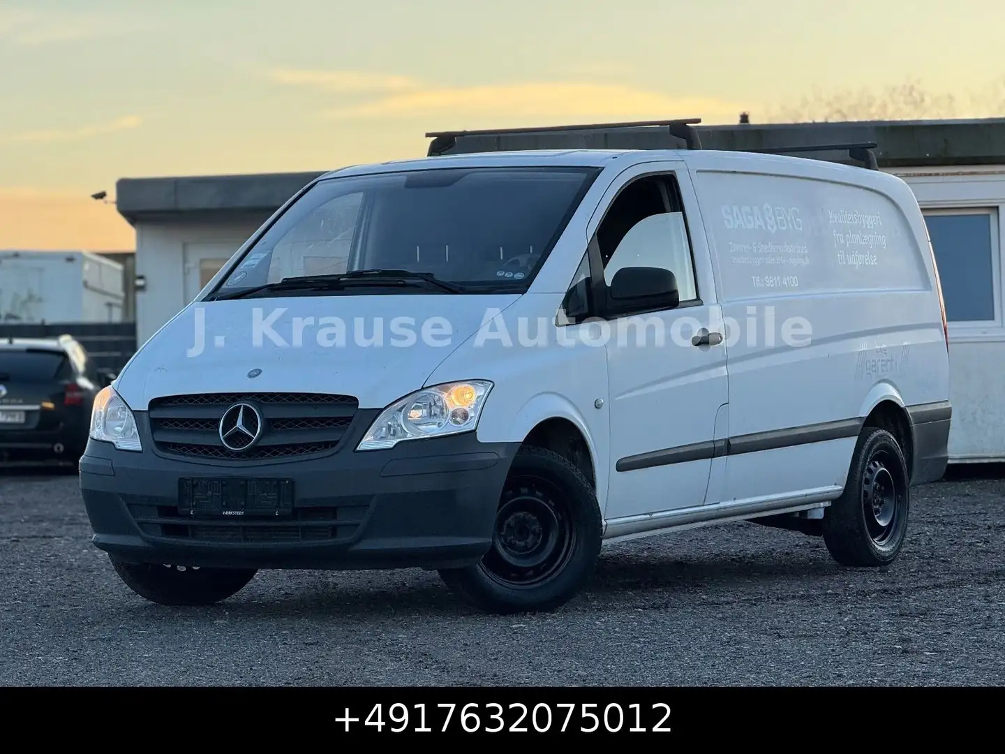 Mercedes-Benz Vito Kasten 110 CDI lang 3Sitze AHK Netto 5500€ Weiß - 1