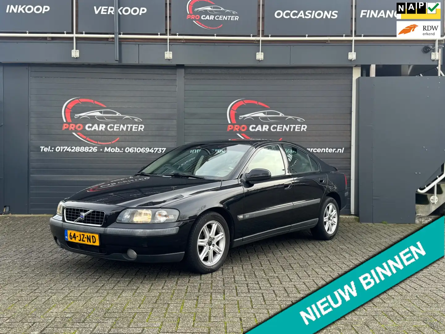 Volvo S60 2.4 AUT|AIRCO|CRUISE|EL.RAMEN|NAP|APK|LMV Noir - 1