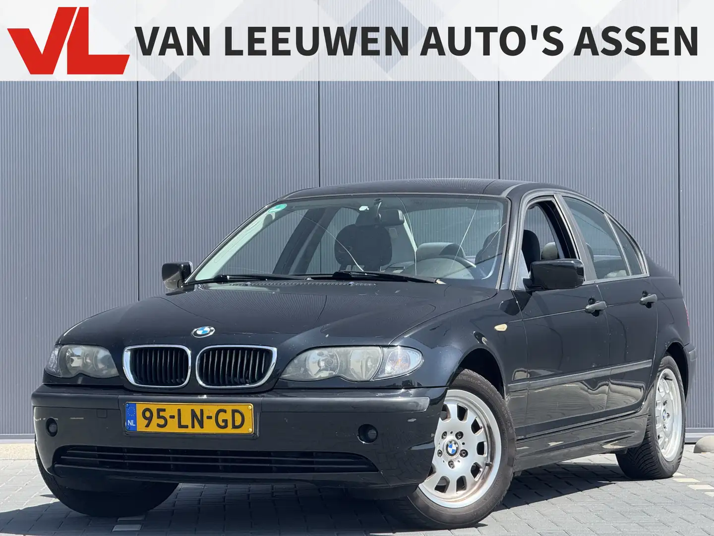 BMW 316 3-serie 316i Black & Silver Airco | Trekhaak | Lee Zwart - 1