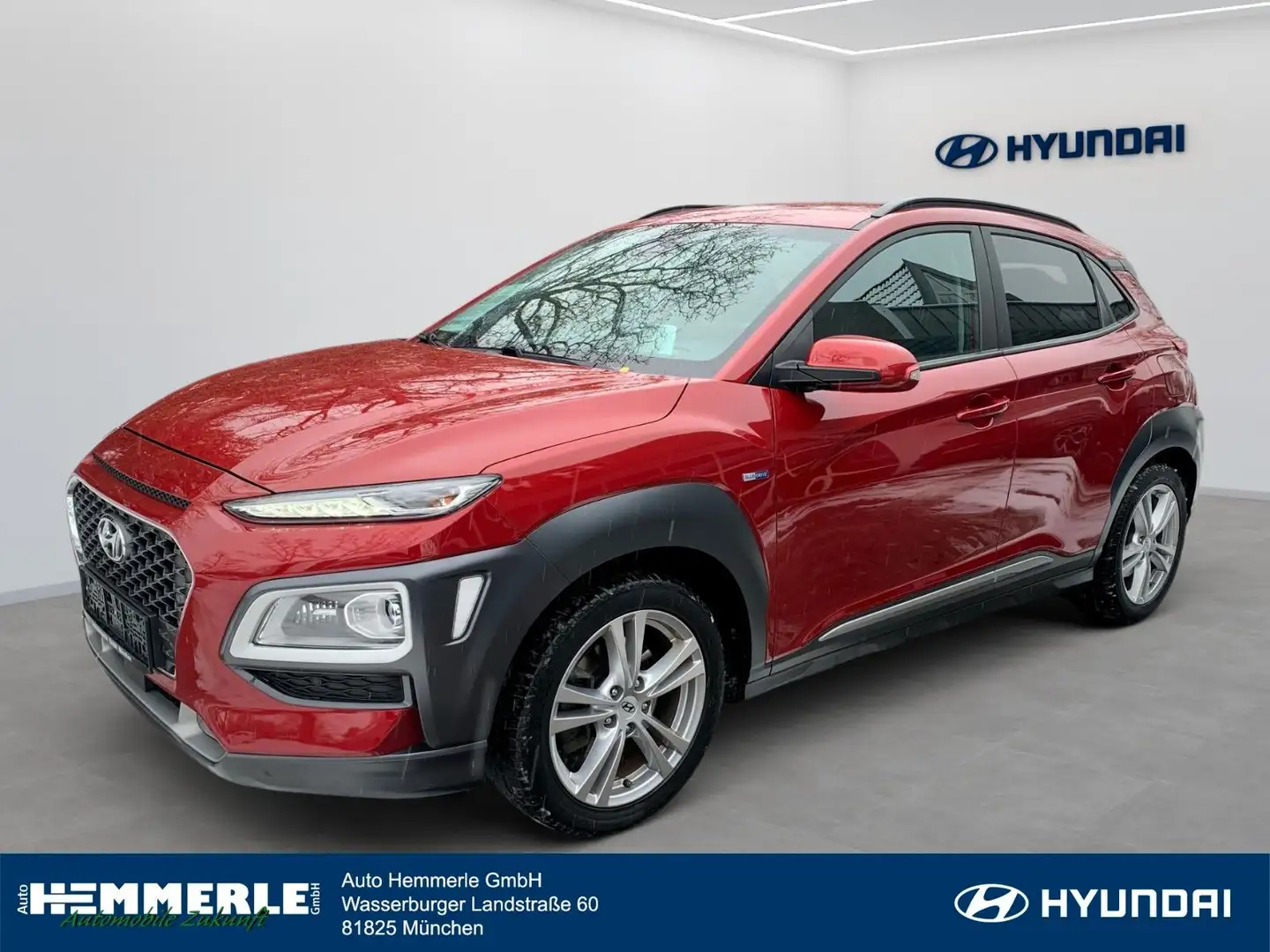 Hyundai KONA Premium Hybrid Navi Abst. Tempom. Sitzpak. Rot - 1