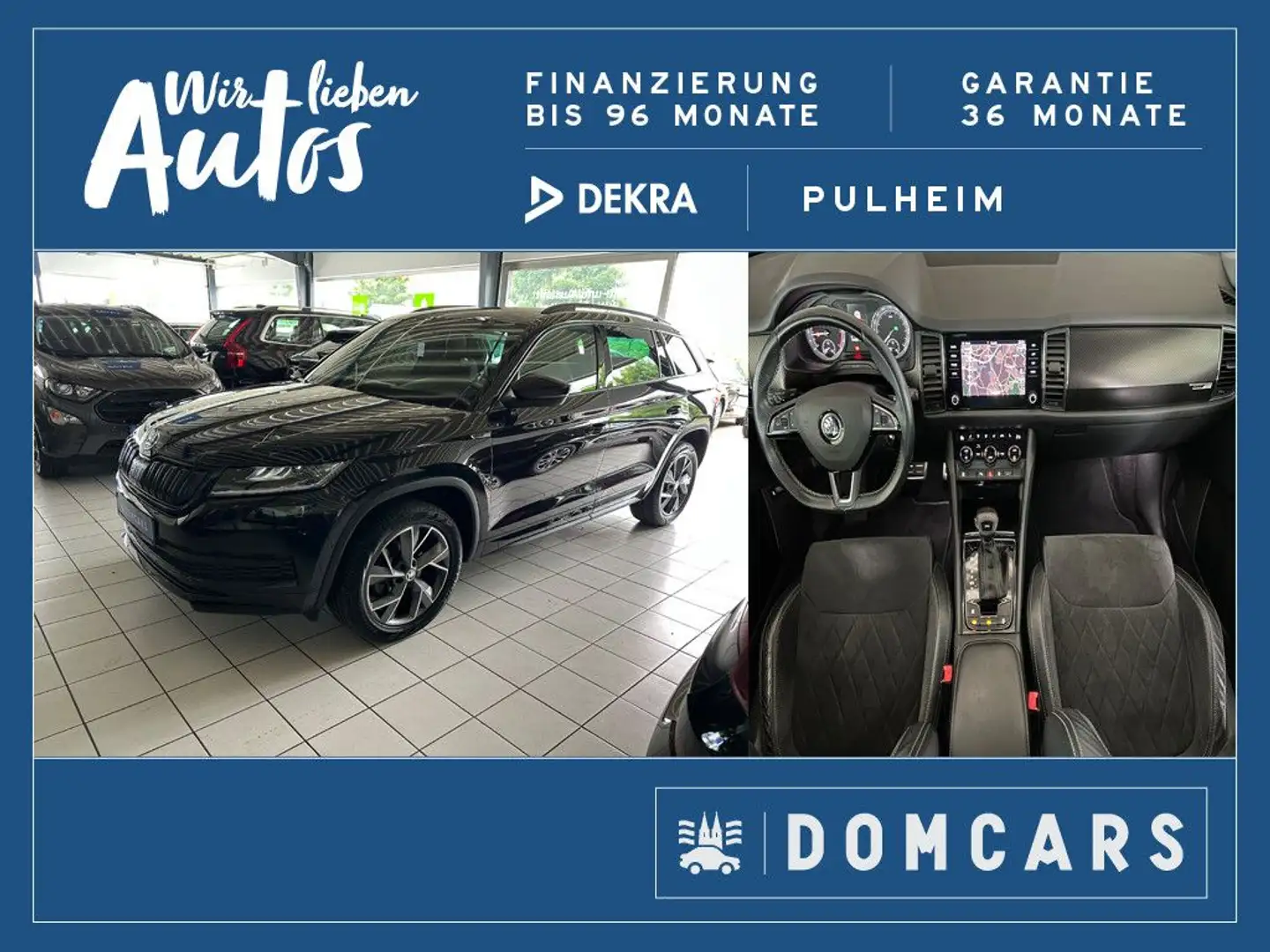 Skoda Kodiaq Sportline/LED/GARANTIE/AHK/NAVI/ALU/ Schwarz - 1