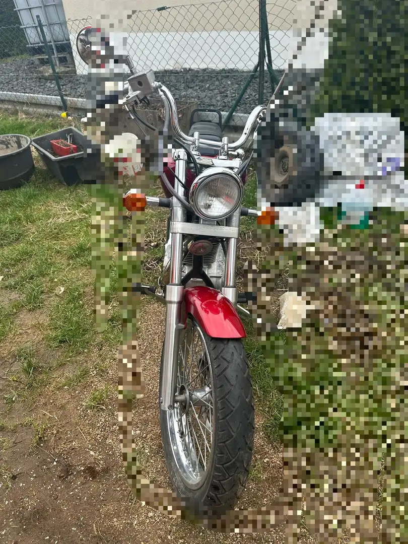 Suzuki LS 650 Chopper Rojo - 2