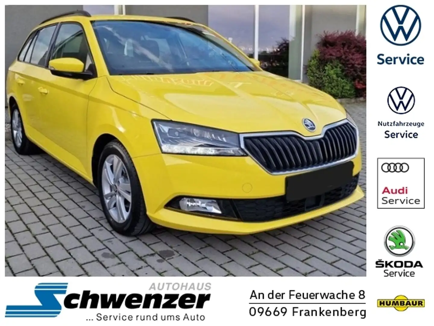 Skoda Fabia Combi Style LED SHZ GRA PDC hi. KLIMA ALU Jaune - 1