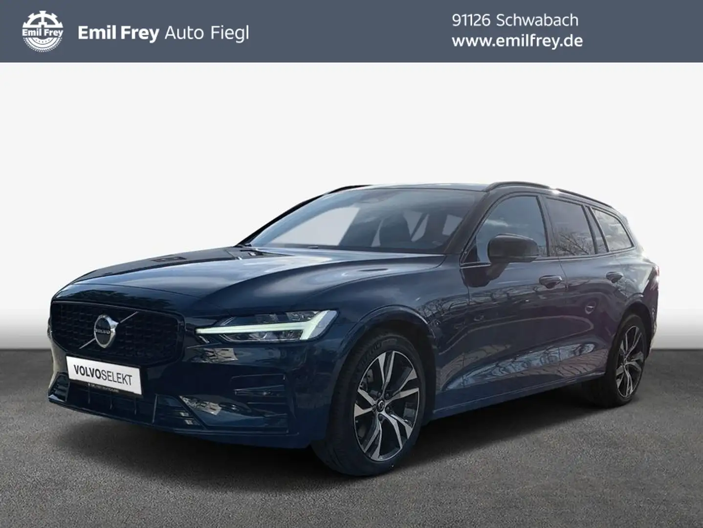 Volvo V60 B4 D Plus Dark Schwarz - 1