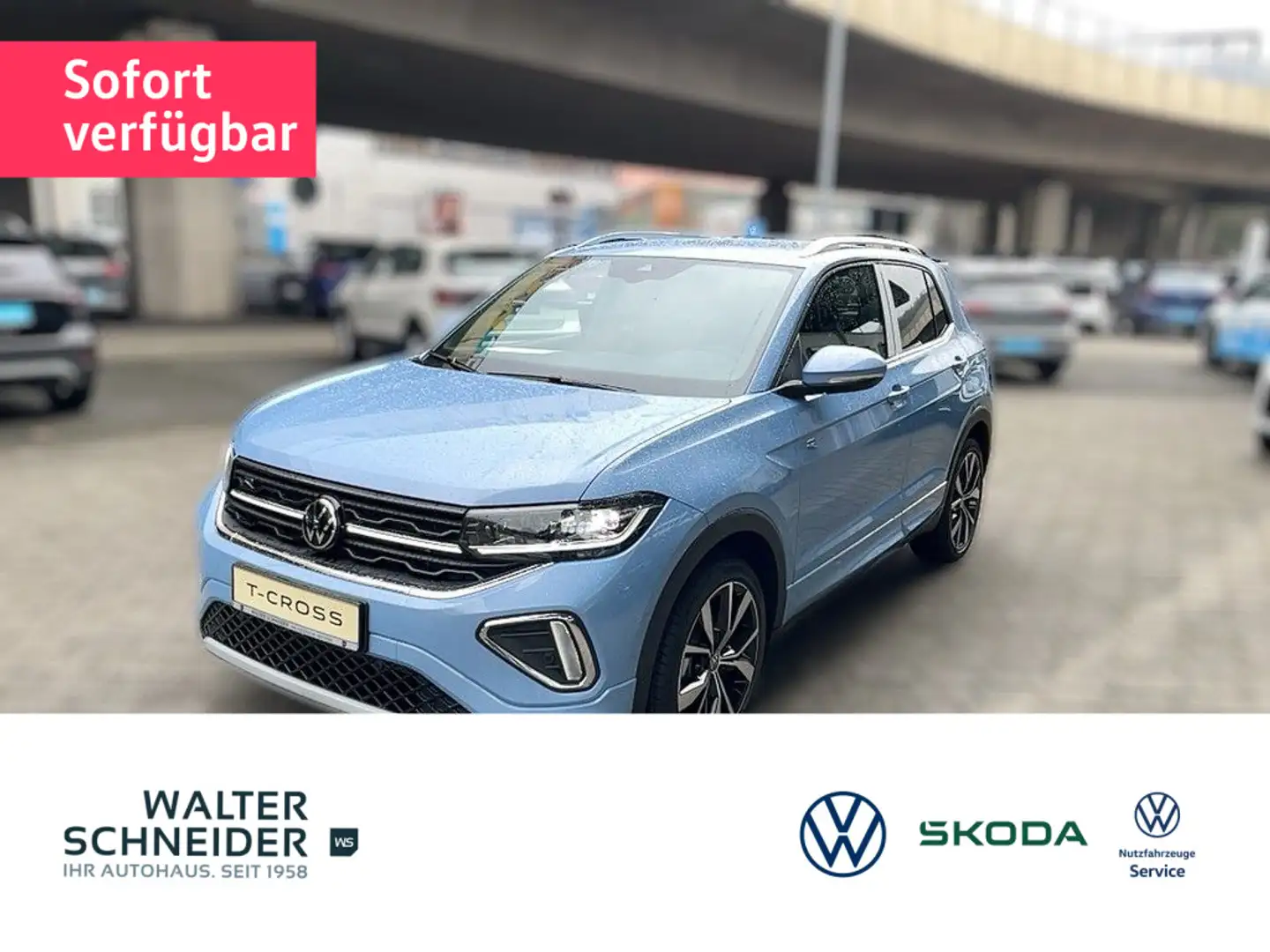 Volkswagen T-Cross R-Line 1.5 l TSI DSG Navi Kamera *SOFORT* Blau - 1