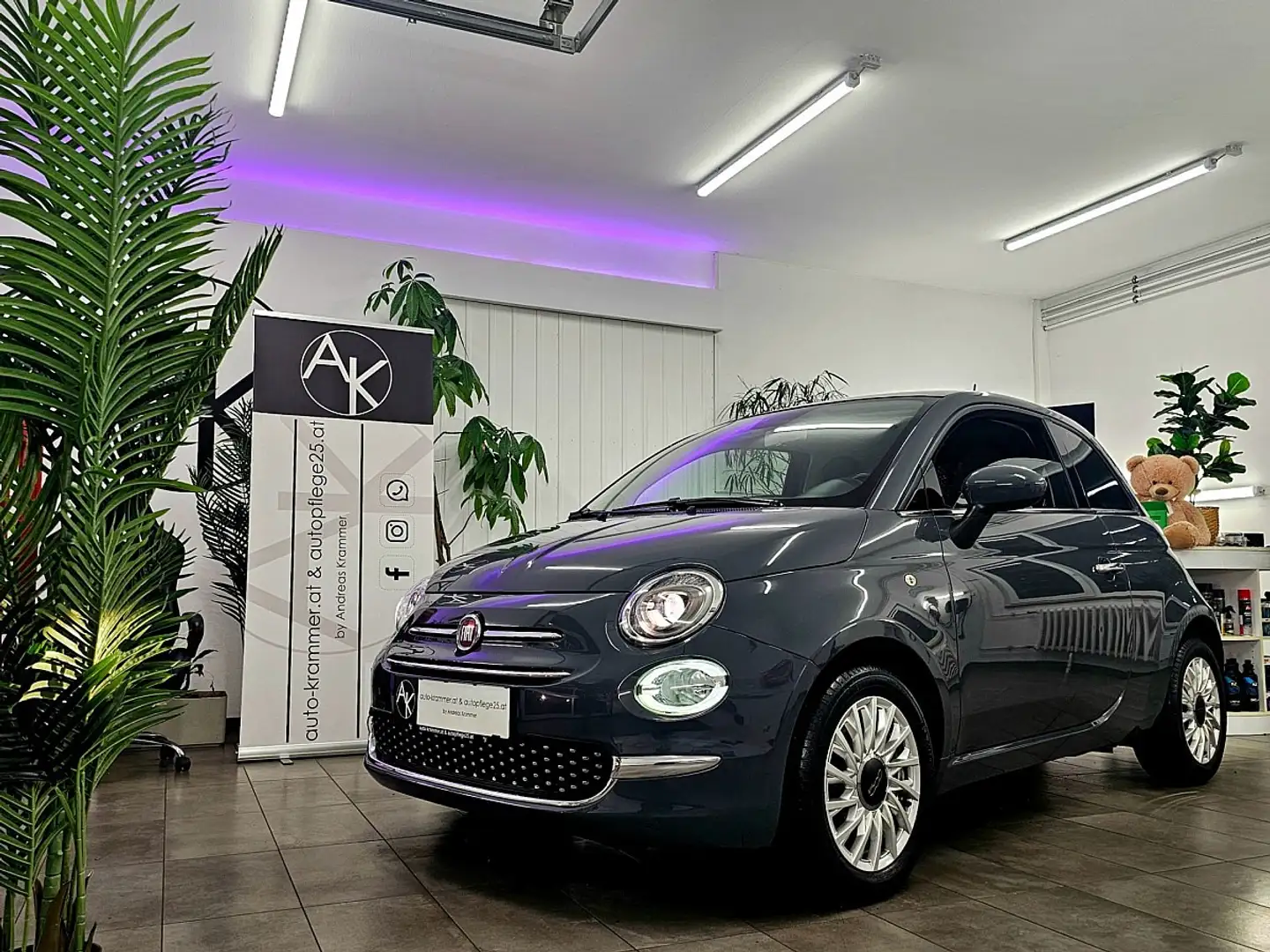 Fiat 500 ECO 1,2 69 Mirror 2.0 Grau - 1