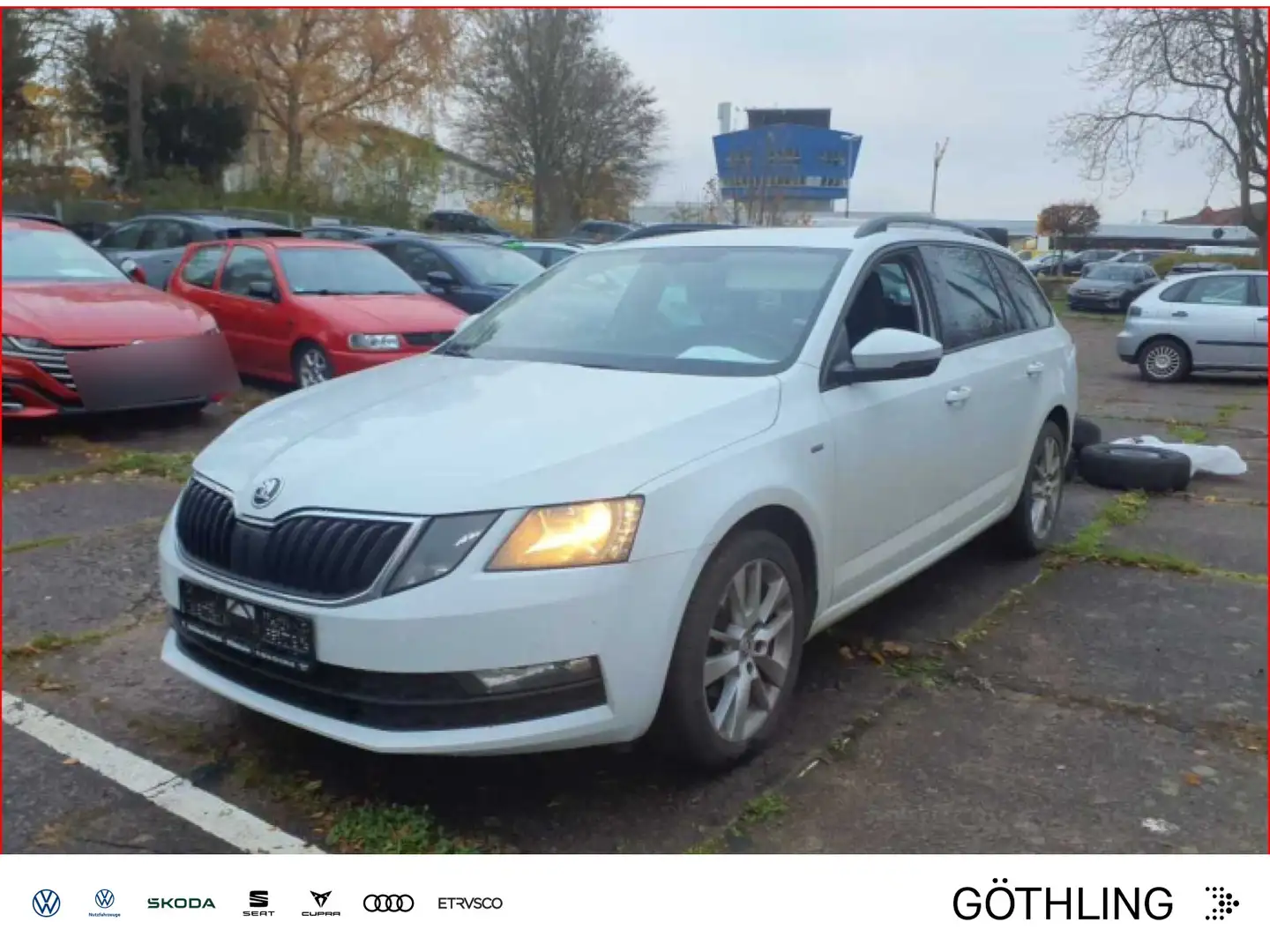 Skoda Octavia Škoda Octavia Combi *LED*AHK*NAVI*SHZ* Blanco - 1