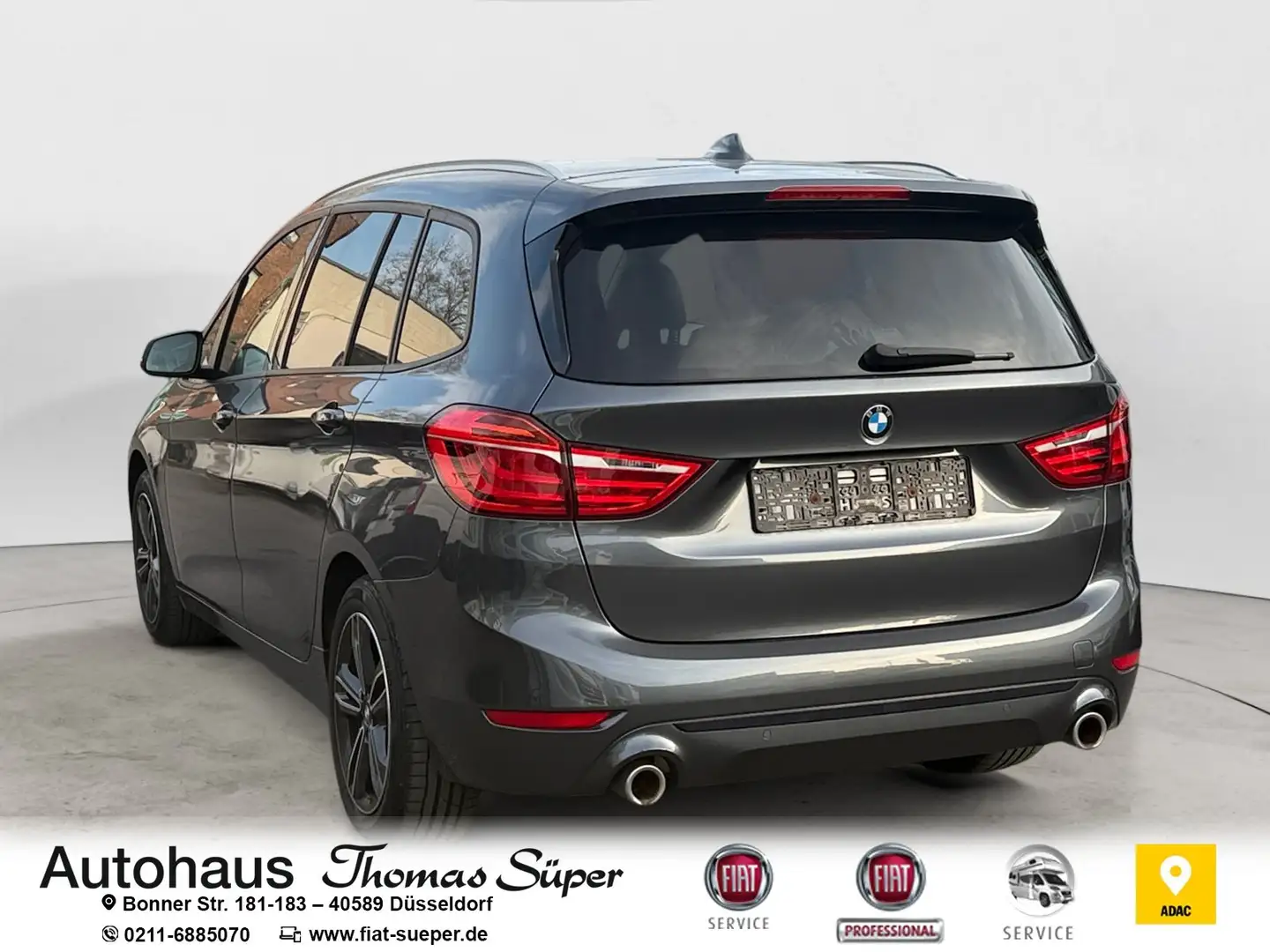 BMW 218 218 d Gran Tourer Sport Line Navi LED Grijs - 2