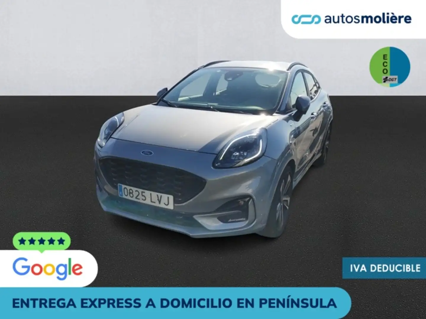 Ford Puma 1.0 EcoBoost MHEV ST-Line X 125 Argent - 1