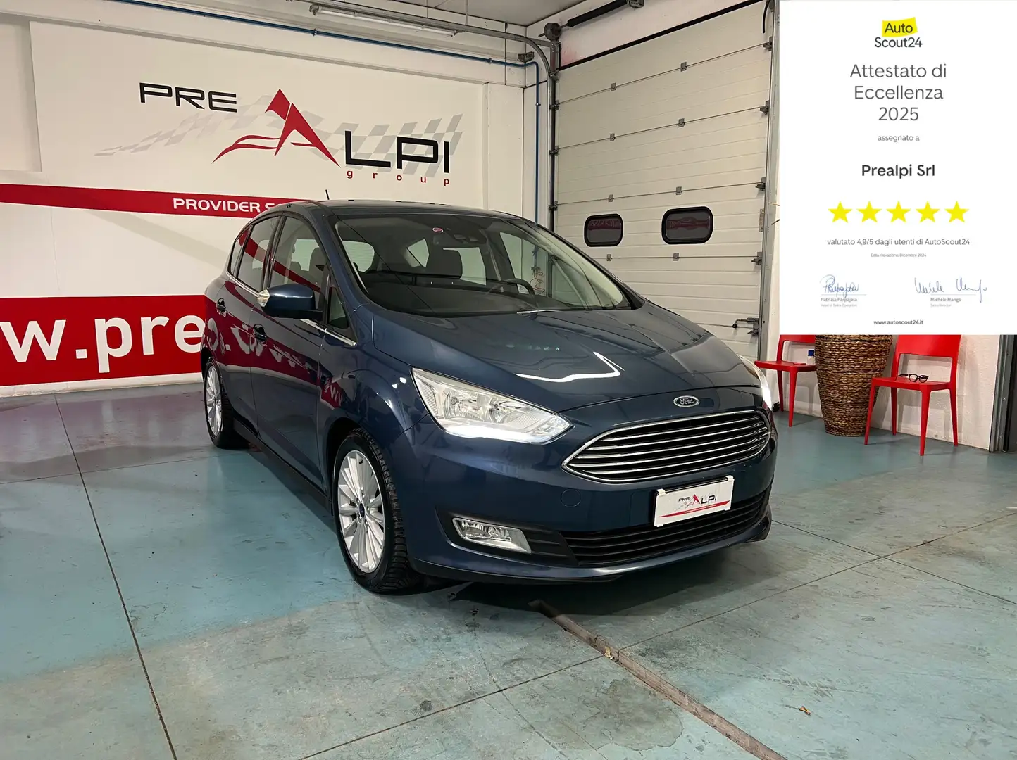 Ford C-Max C-Max III 2015 2.0 tdci Titanium s Blu/Azzurro - 1