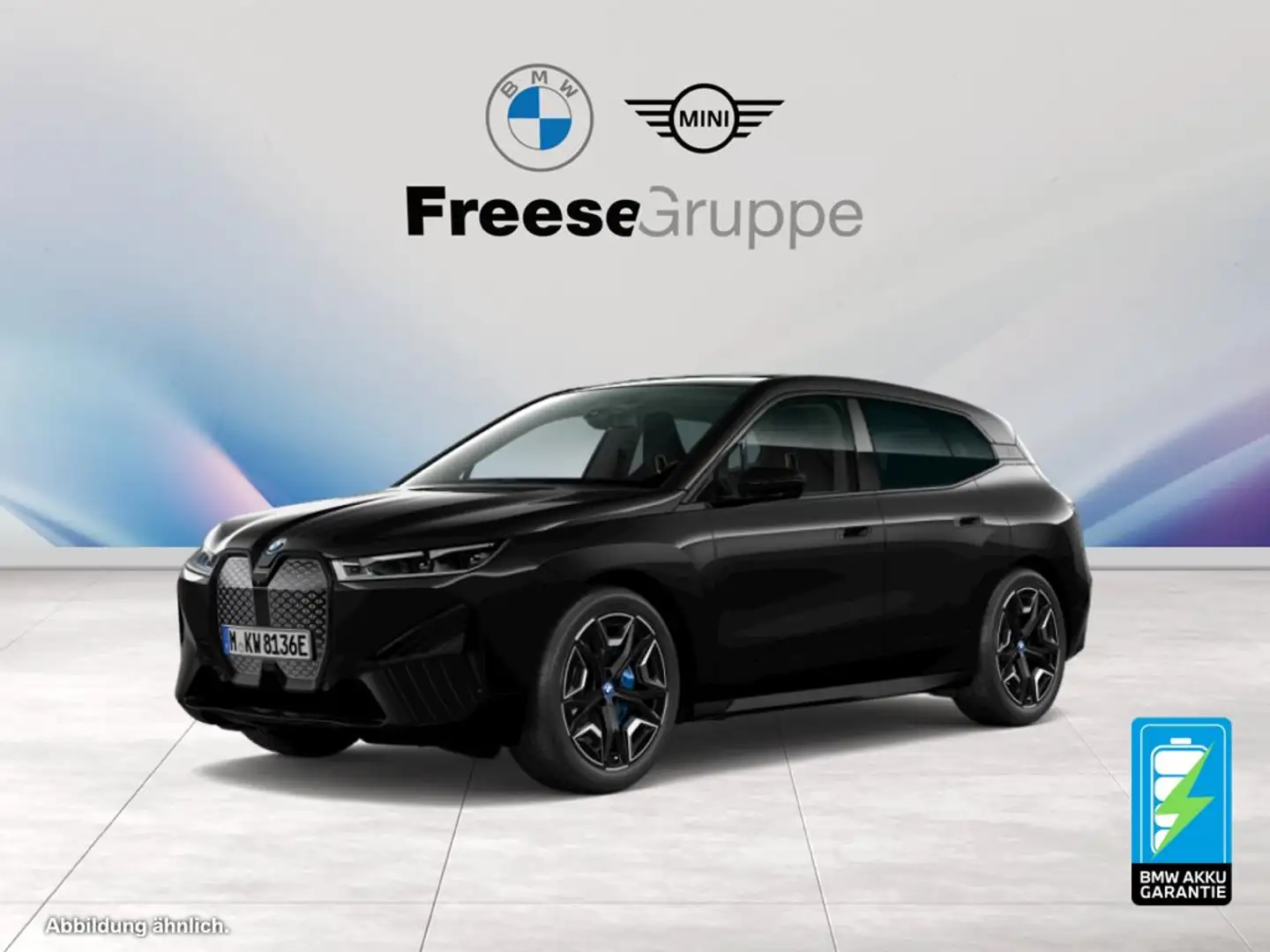 BMW iX xDrive40 AHK Laser 360° STANDHZ HEAD-UP PANO Schwarz - 1