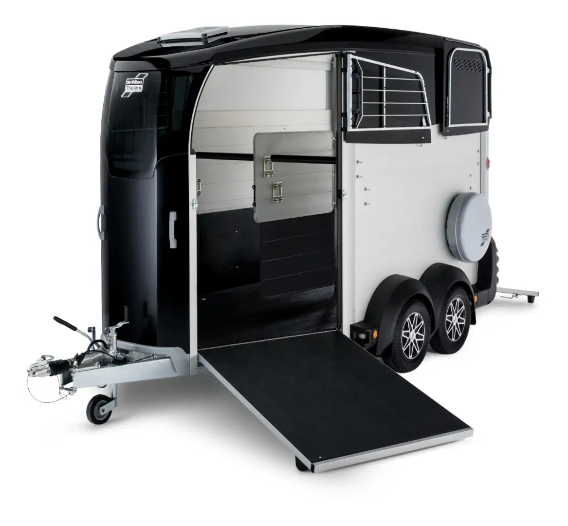 Ifor Williams HBX 506 mit Frontausstieg Schwarz - 1
