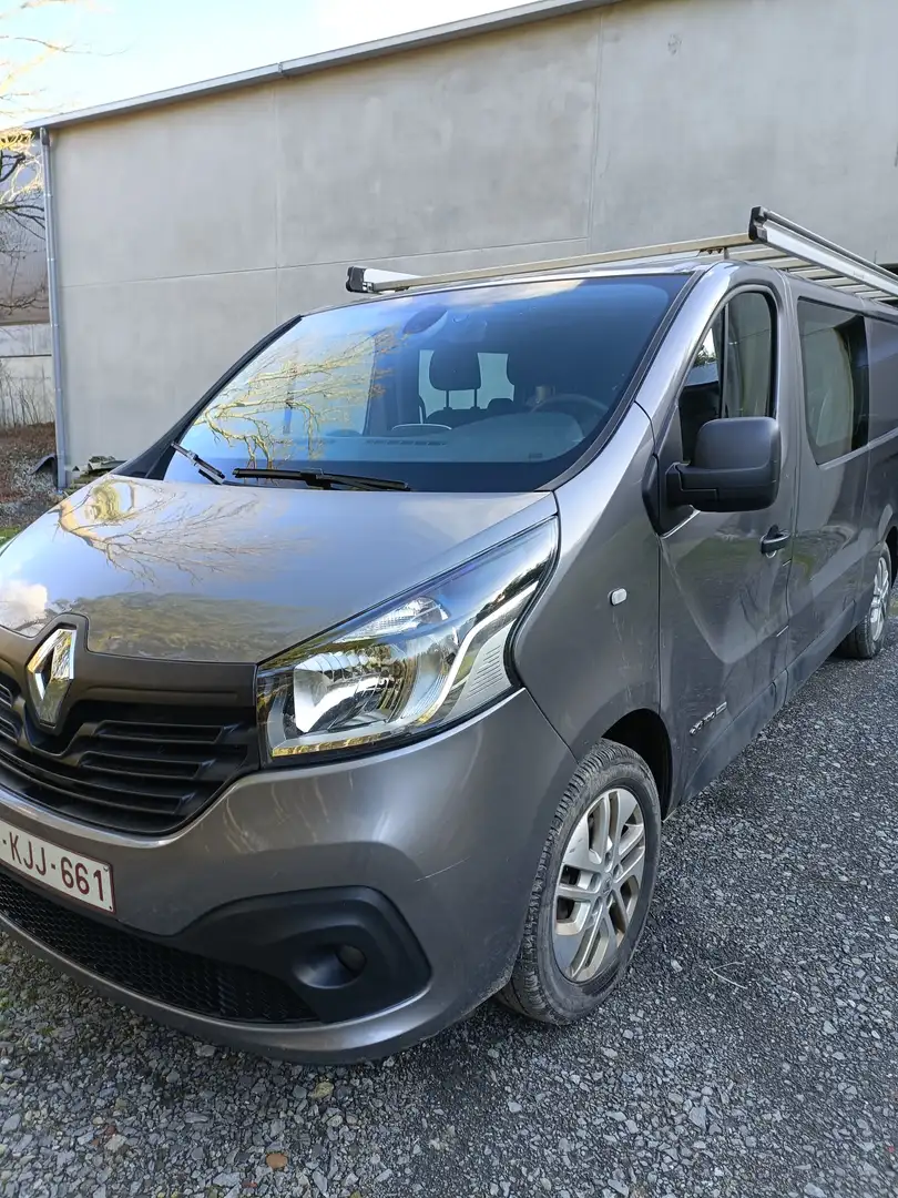 Renault Trafic 1.6 dCi Energy 140ch L2H1 double cabine Gris - 1