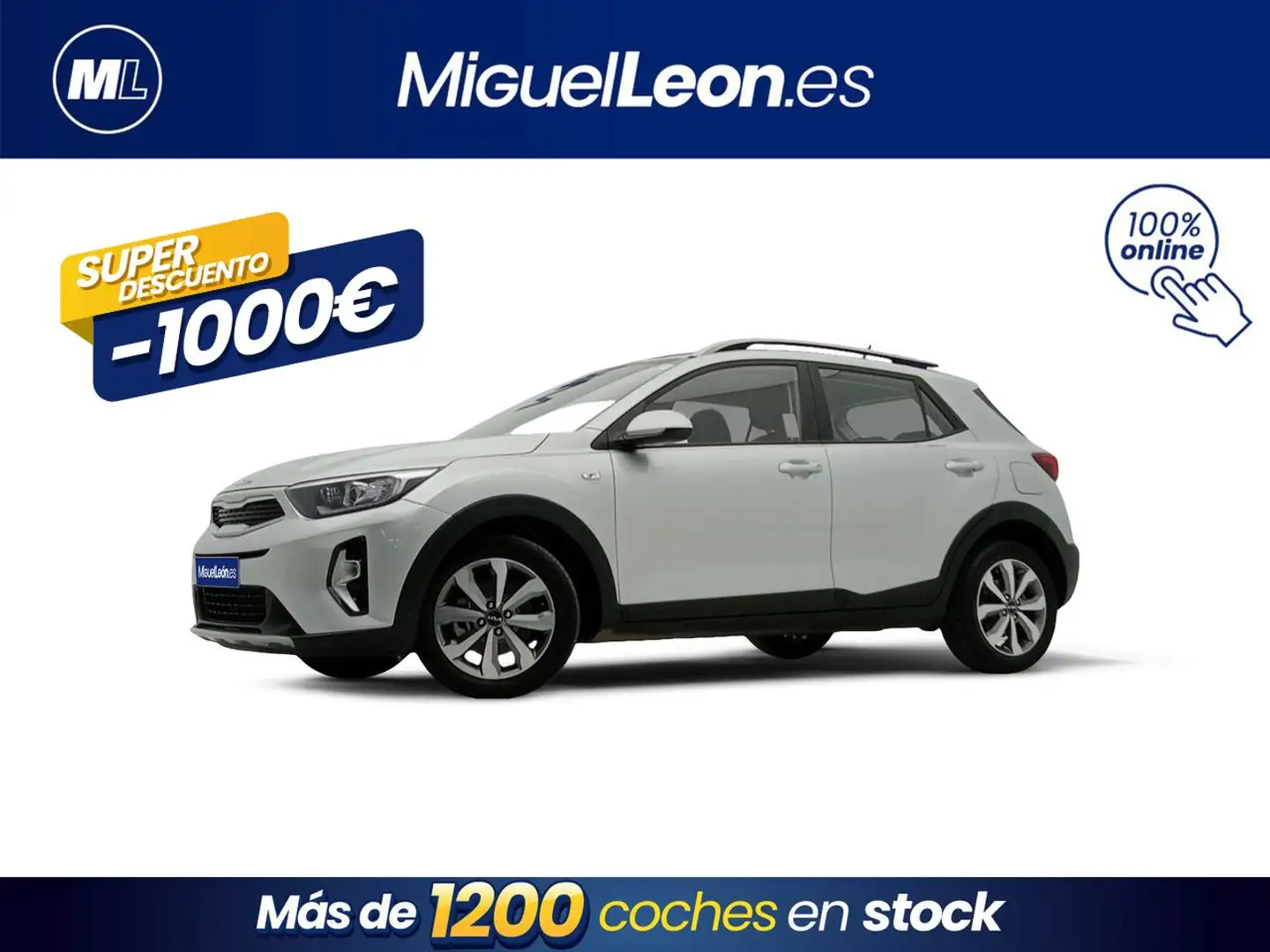Kia Stonic 1.0 T-GDi MHEV Concept 100 Gris - 1