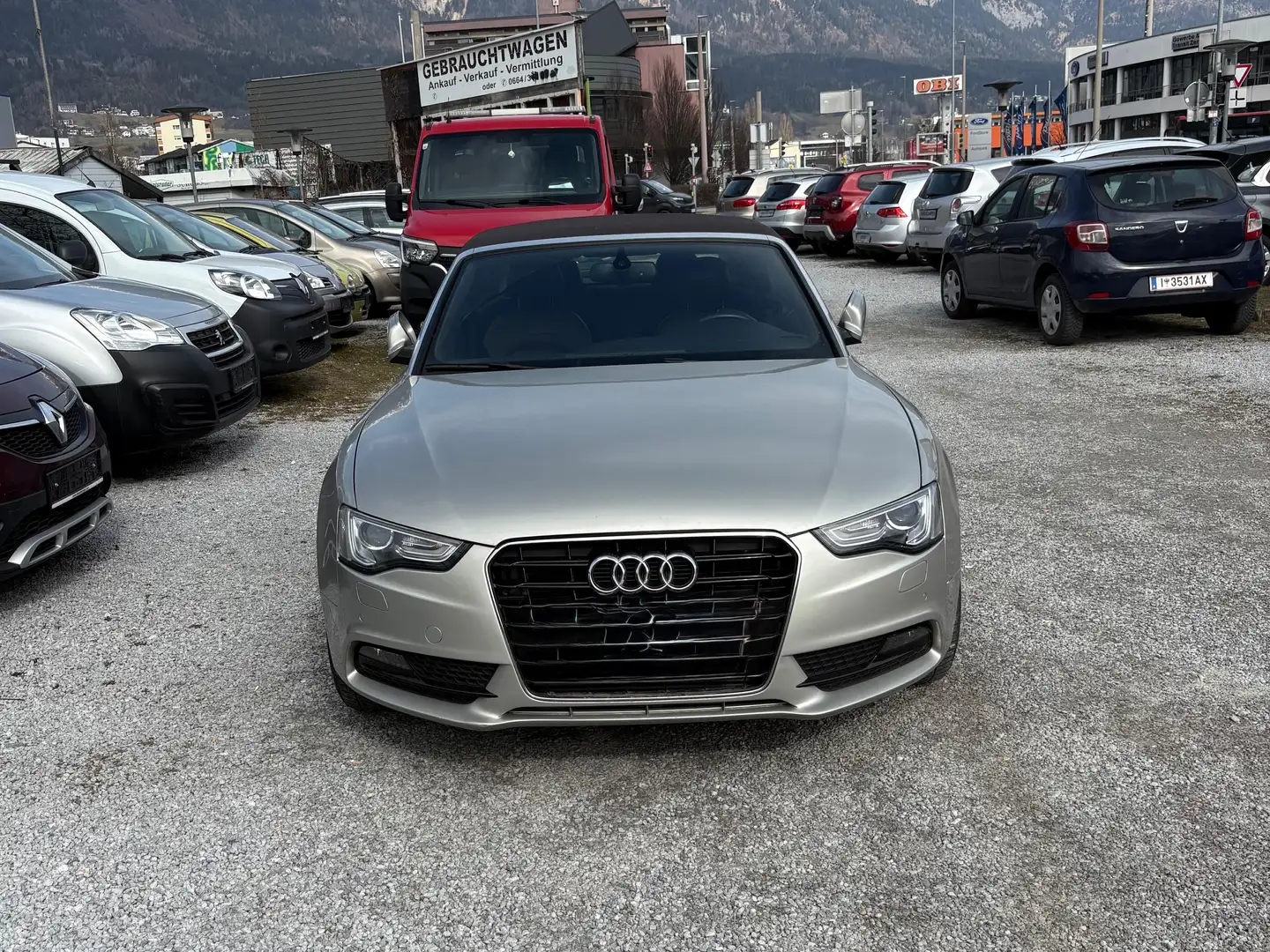 Audi A5 A5 Cabrio 2,0 TFSI quattro Sport S-tronic Sport Silber - 1