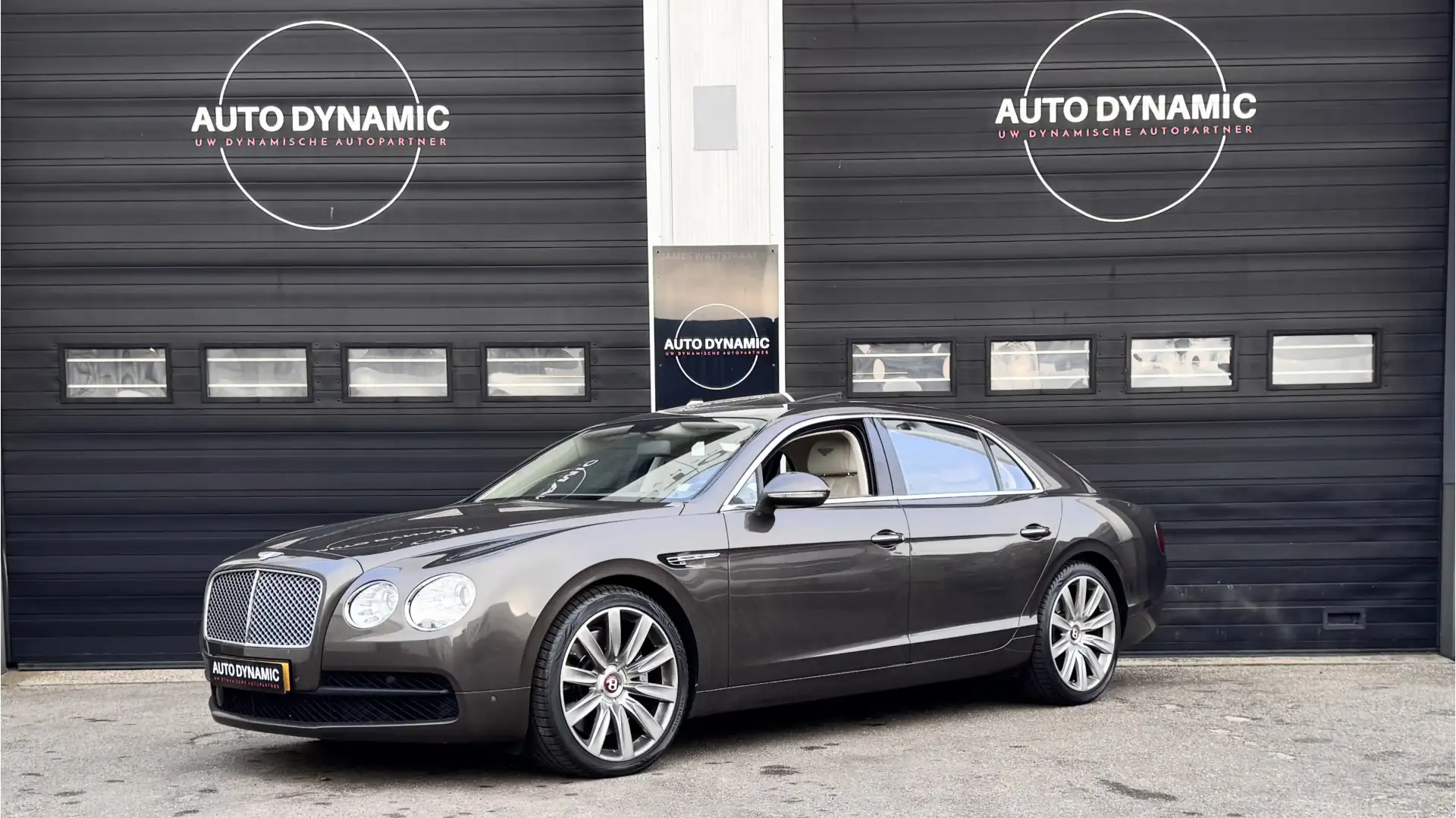 Bentley Flying Spur 4.0 V8 Leder | Zeer compeet Gris - 1