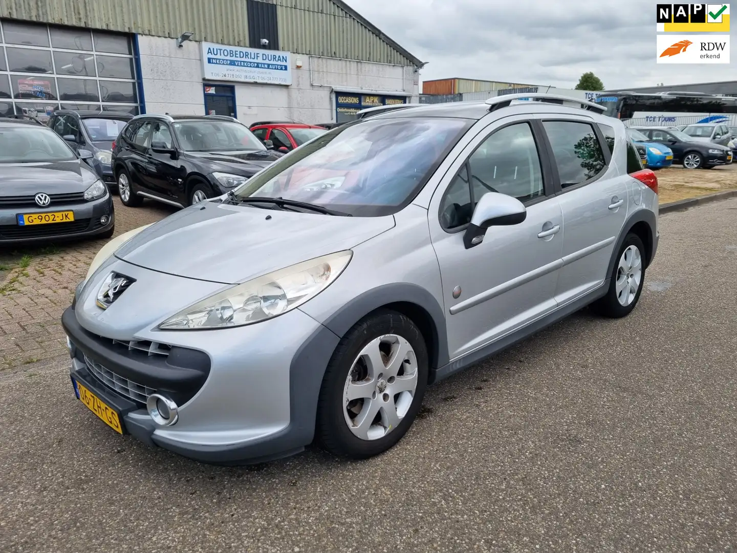 Peugeot 207 SW Outdoor 1.6 VTi XS Clima Bj:2008 NAP! Grigio - 1
