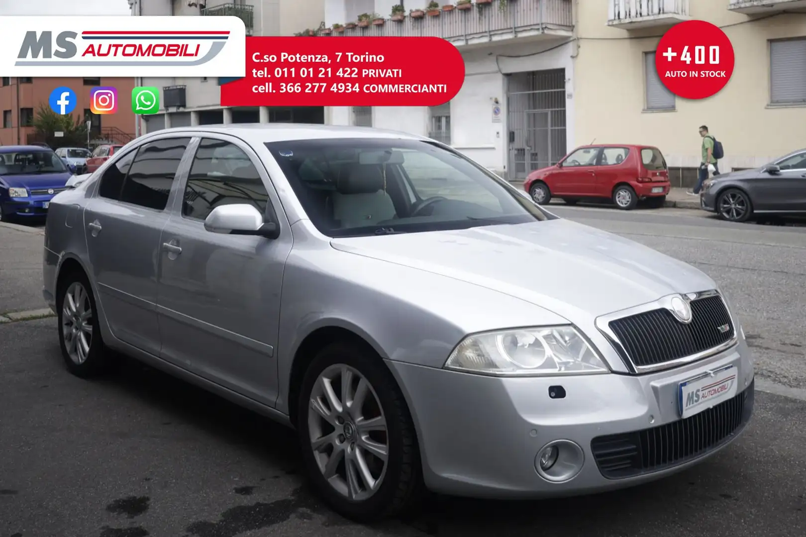 Skoda Octavia Skoda Octavia 2.0 170CV TDI F.AP. RS 125KW ANNO 2 Gris - 1