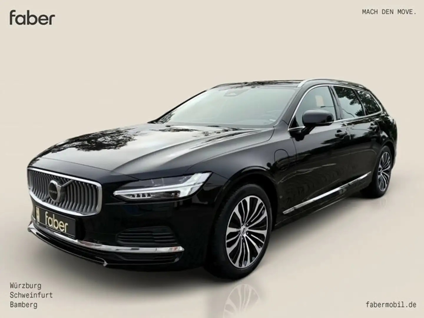 Volvo V90 Core T6 Plug-In Hybrid AWD Noir - 2