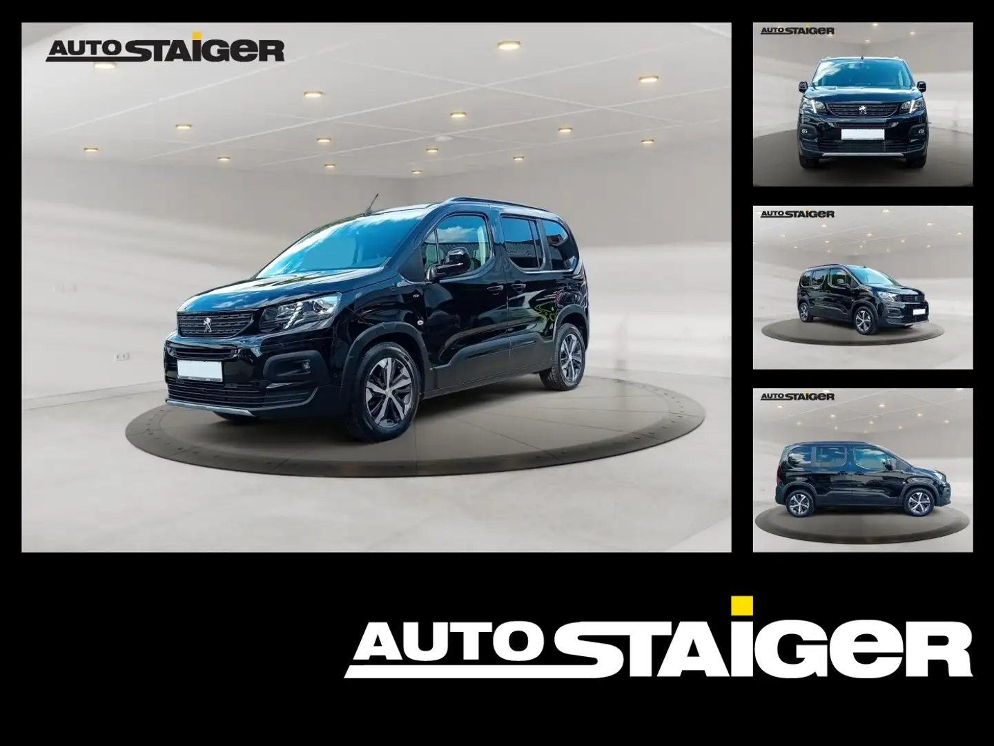 Peugeot Rifter 136 L1 GT Elektromotor FLA SpurH KAM PDC Schwarz - 1