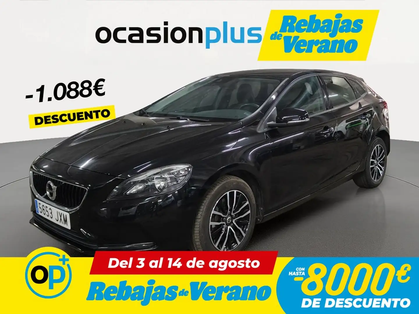 Volvo V40 D3 Momentum 150 Negro - 1
