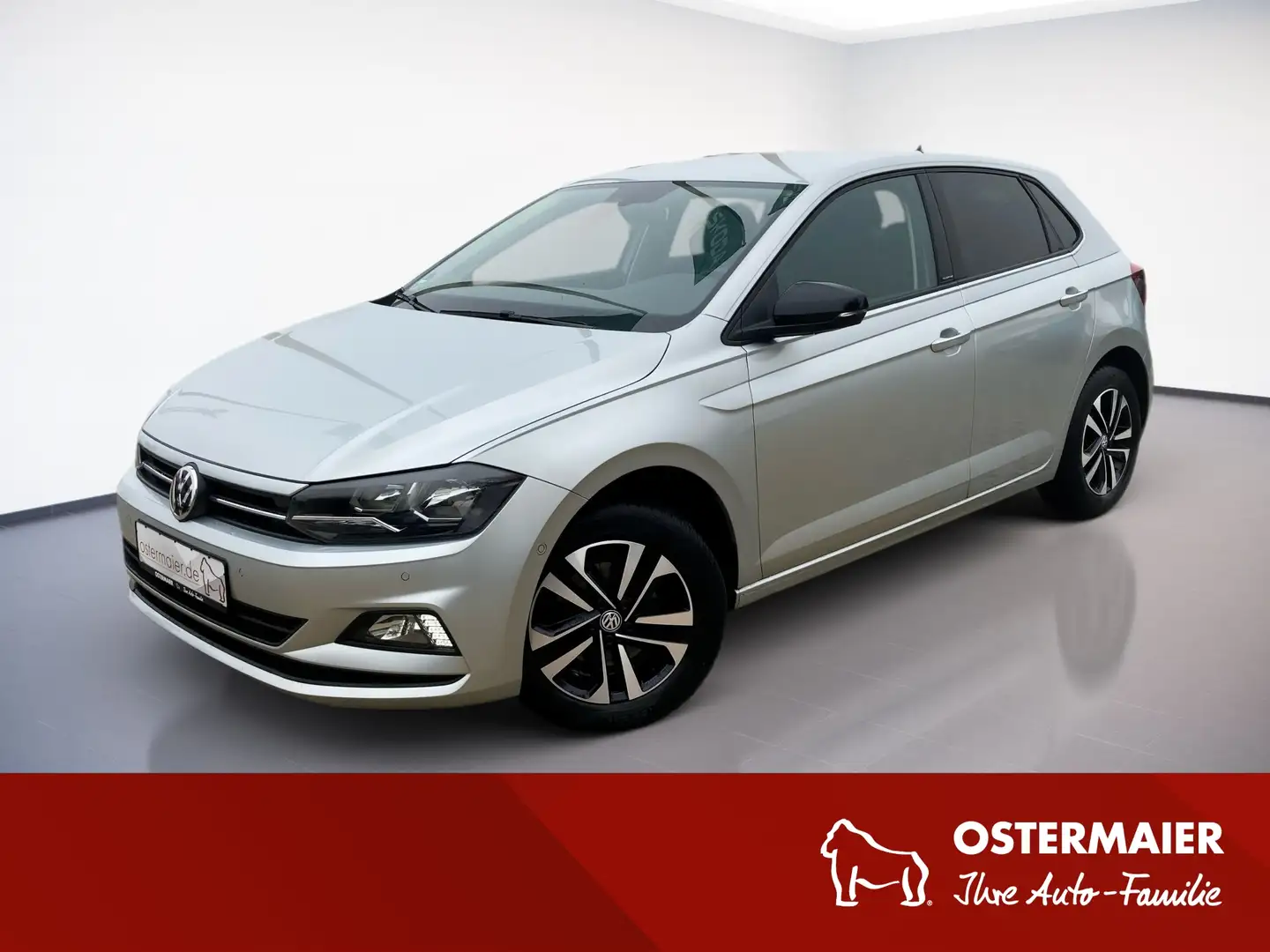 Volkswagen Polo VI 1.0TSI IQ.DRIVE.LED.SHZG.ParkA.ACC.BergA.BlindS Silber - 1