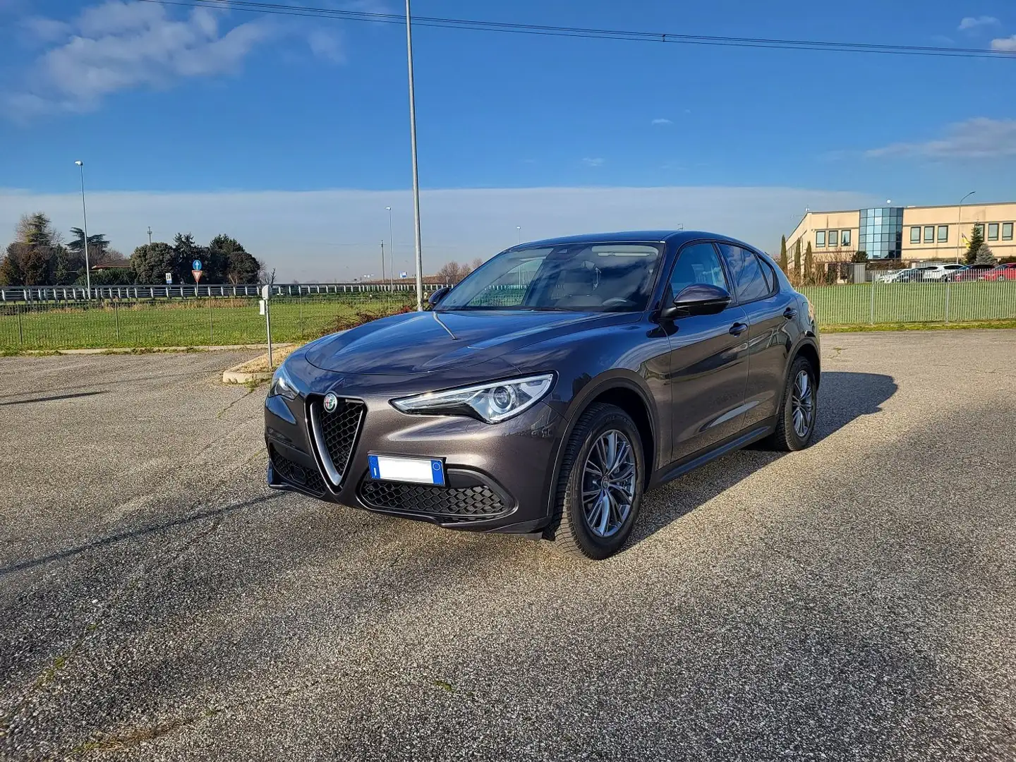 Alfa Romeo Stelvio 2.2 diesel AT8 Business Q4 190cv automatica Grigio - 1
