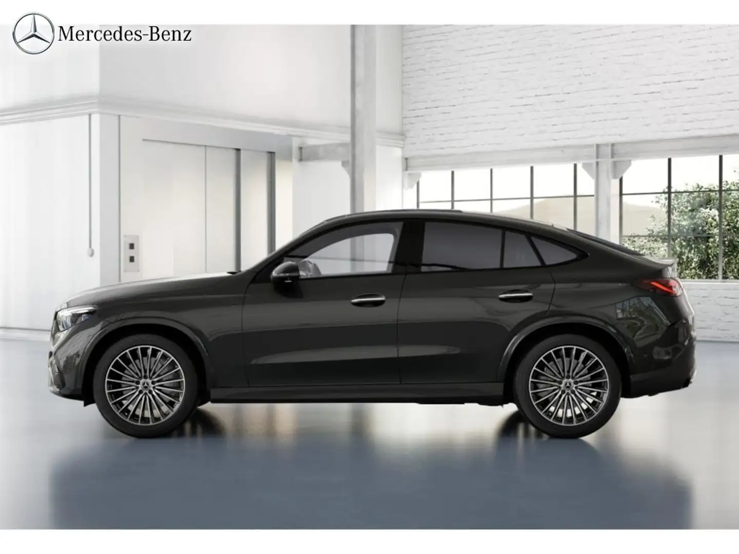 Mercedes-Benz GLC 220 d 4M Coupé AMG MBUX+360+DIG-LED+Pano+AHK Grau - 2