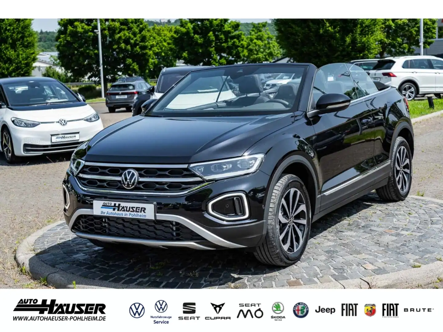 Volkswagen T-Roc Cabriolet Style 1.5 TSI DSG NAVI KAMERA PARK ACC L Schwarz - 1