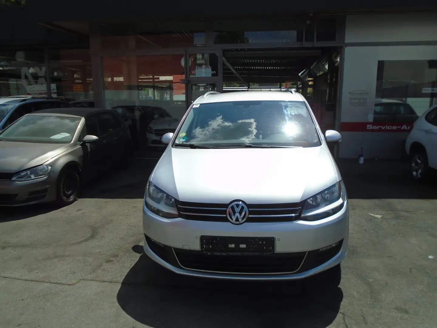 Volkswagen Sharan 2.0 TDI Blue Motion Style  1.Hand Silber - 2