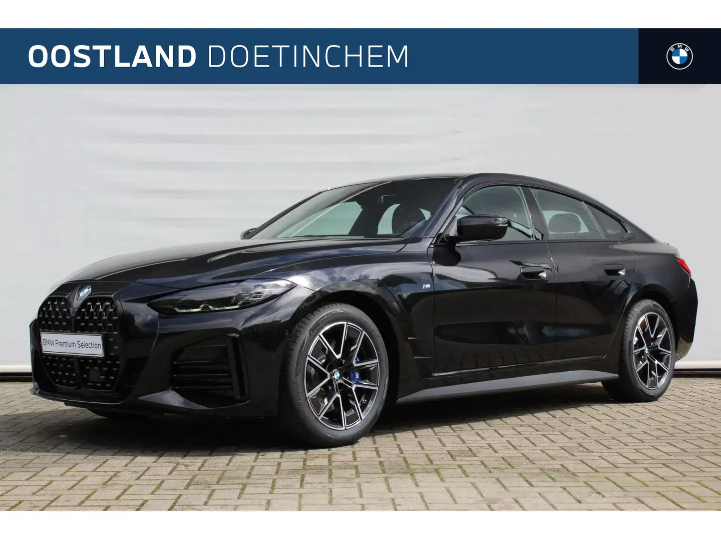 BMW 430 4 Serie Gran Coupé 430i High Executive M Sport Aut Zwart - 1