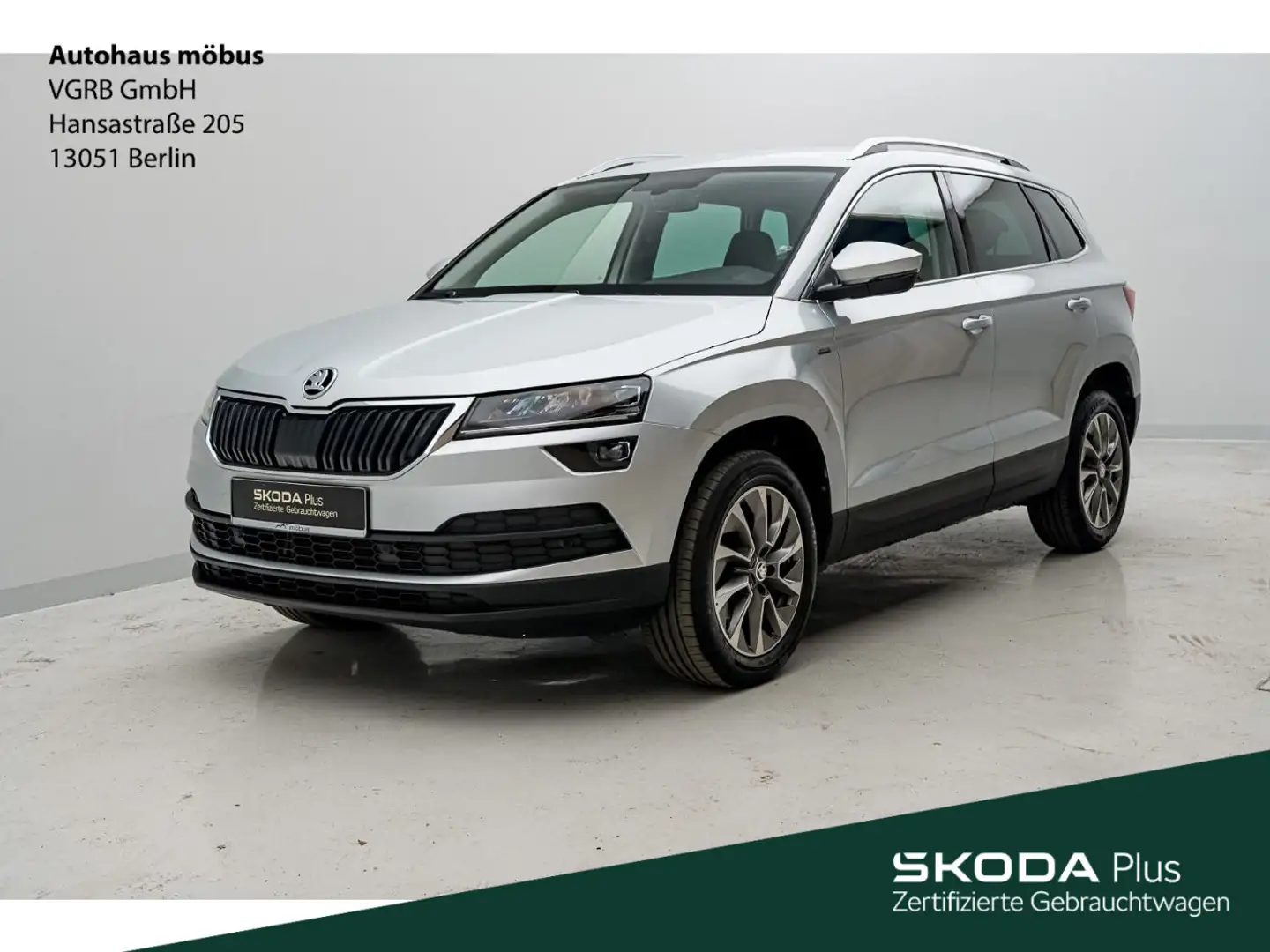 Skoda Karoq 1.5 TSI AMBITION*DSG*STHZG*NAV*AHK*APP* Silber - 2