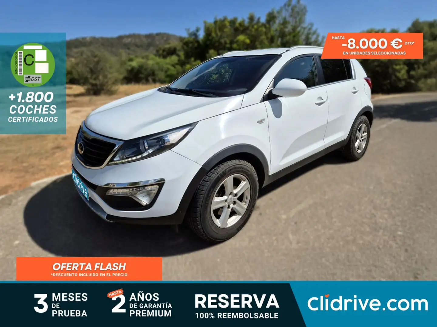 Kia Sportage 1.6 GDI Drive 4x2 Blanc - 1