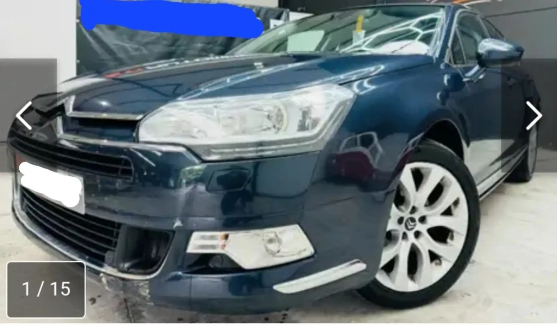 Citroen C5 C5 1.6 HDi Business FAP (Fleet) Bleu - 1