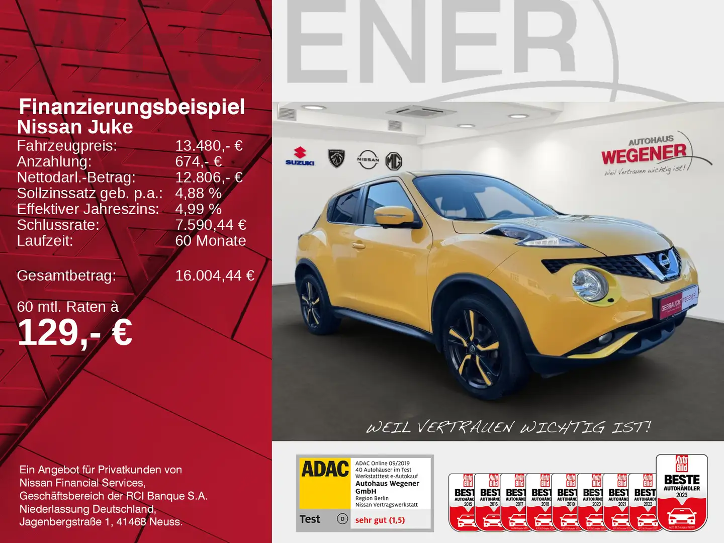 Nissan Juke JUKE 1.2 MT N-CONNECTA ALU SDACH KAMERA NAVI Gelb - 2