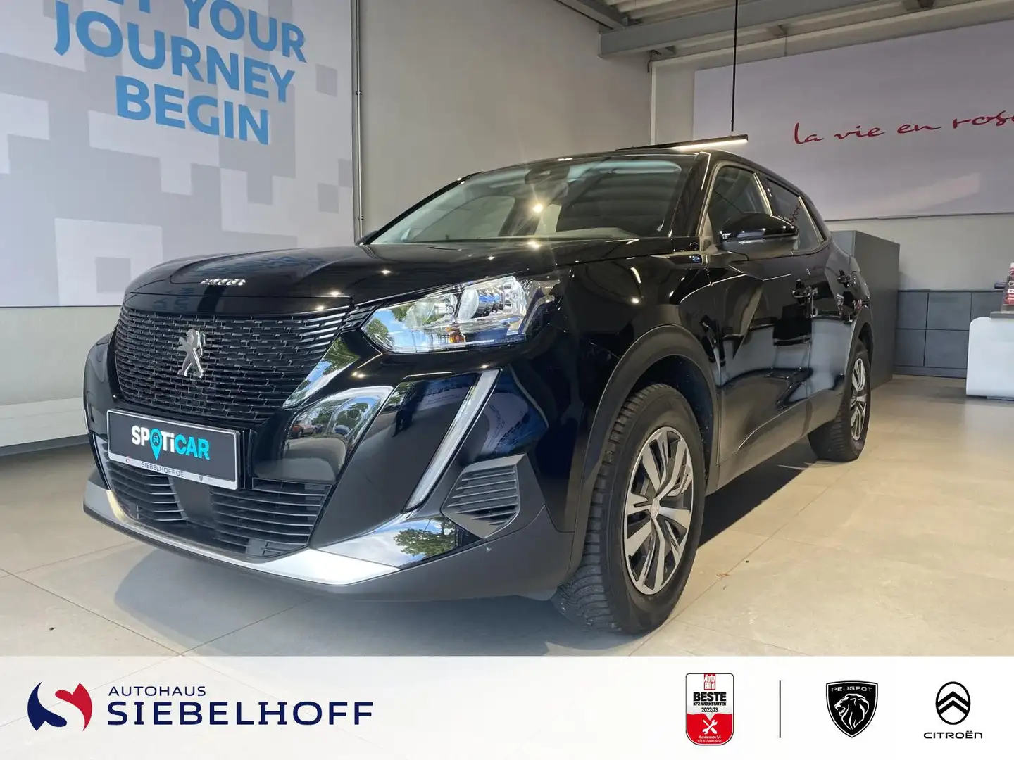 Peugeot 2008 e-2008 Active Elektromotor 136 Schwarz - 2