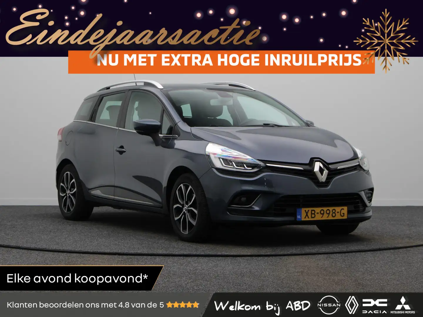 Renault Clio Estate TCe 90pk Intens | Dealer onderhouden | Trek Gris - 1