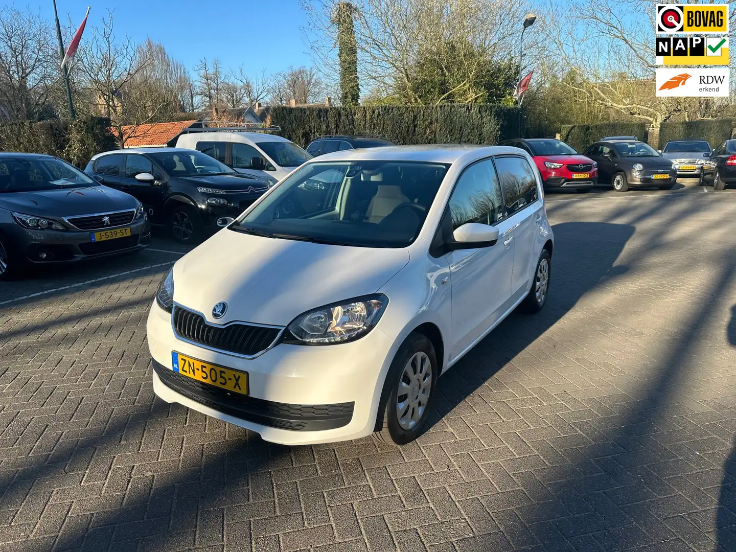 Skoda Citigo 1.0 Greentech Ambition , 5 deurs ,airco Weiß - 1
