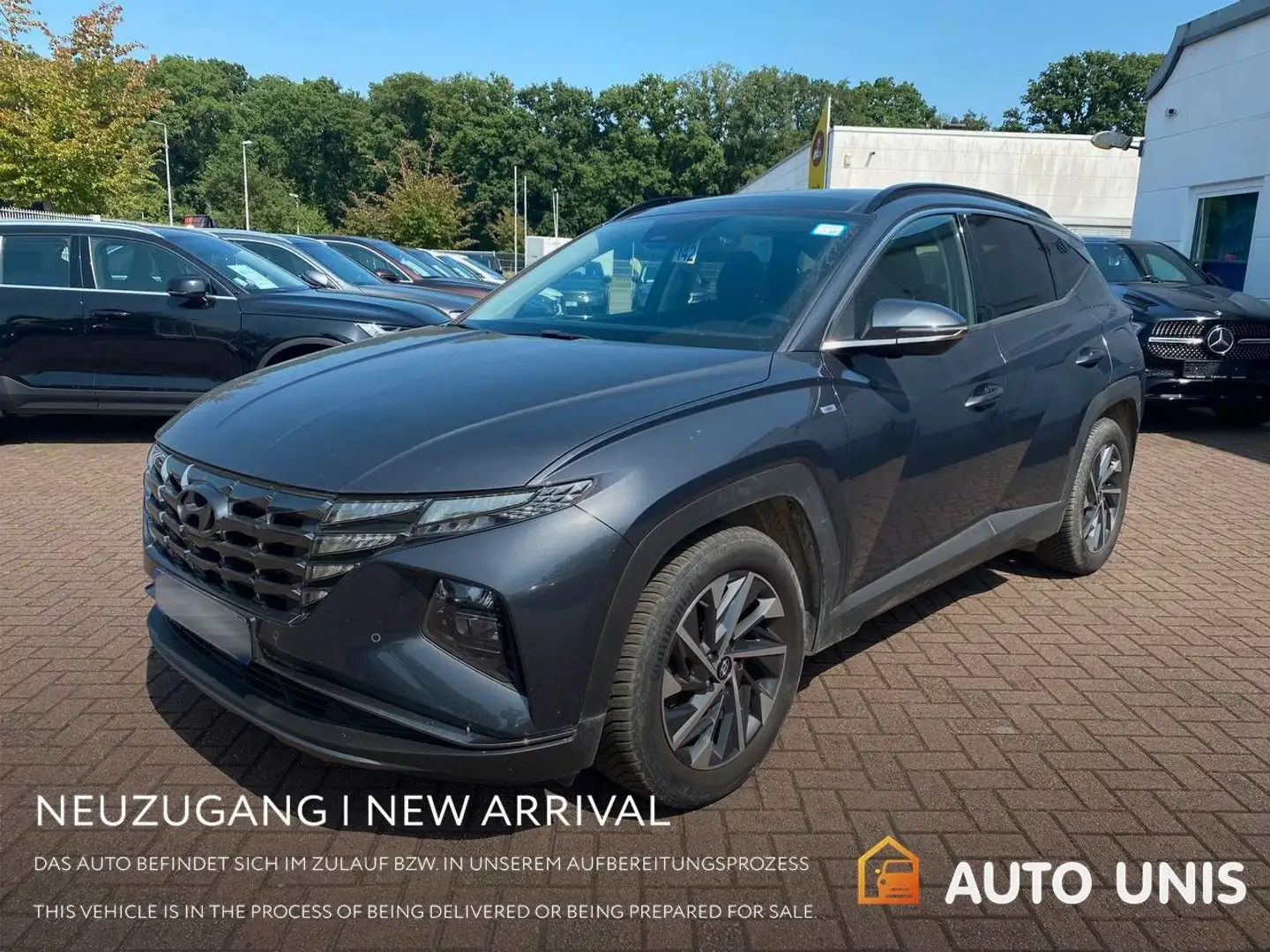 Hyundai TUCSON Hybrid 48V*Kamera*Klima*Scheckheft*1.Hand Gris - 1