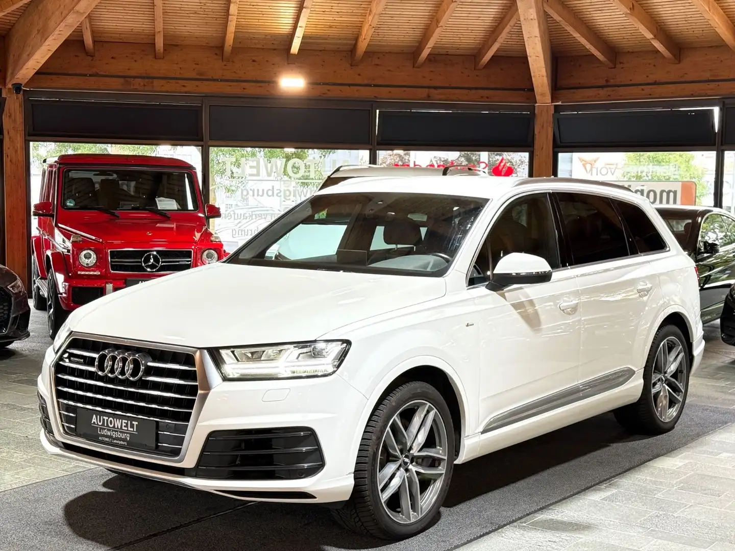 Audi Q7 3.0 TDI quattro S-Line Selection Blanc - 1