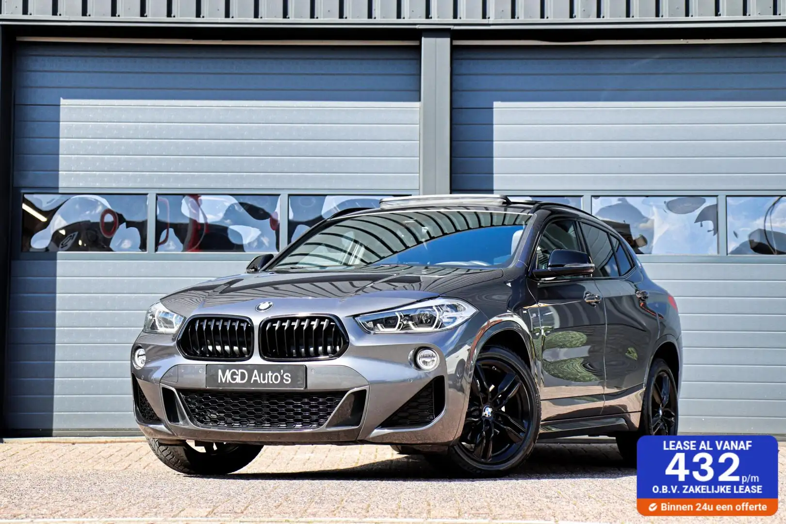BMW X2 sDrive18i M-Sport M-Pakket /LED/PANODAK/KEYLESS/CA Gris - 1