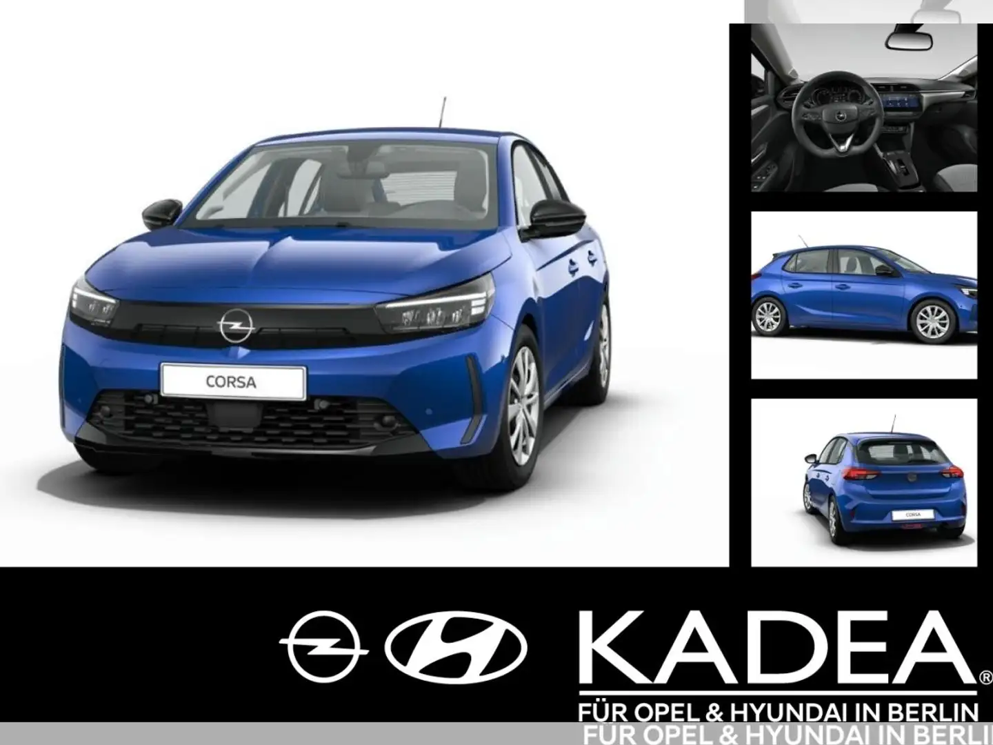Opel Corsa Edition MHEV Haustürlieferung Blau - 1
