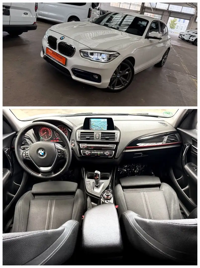 BMW 118 Sport Line TÜV27 Sportsitze LED Business Biały - 1