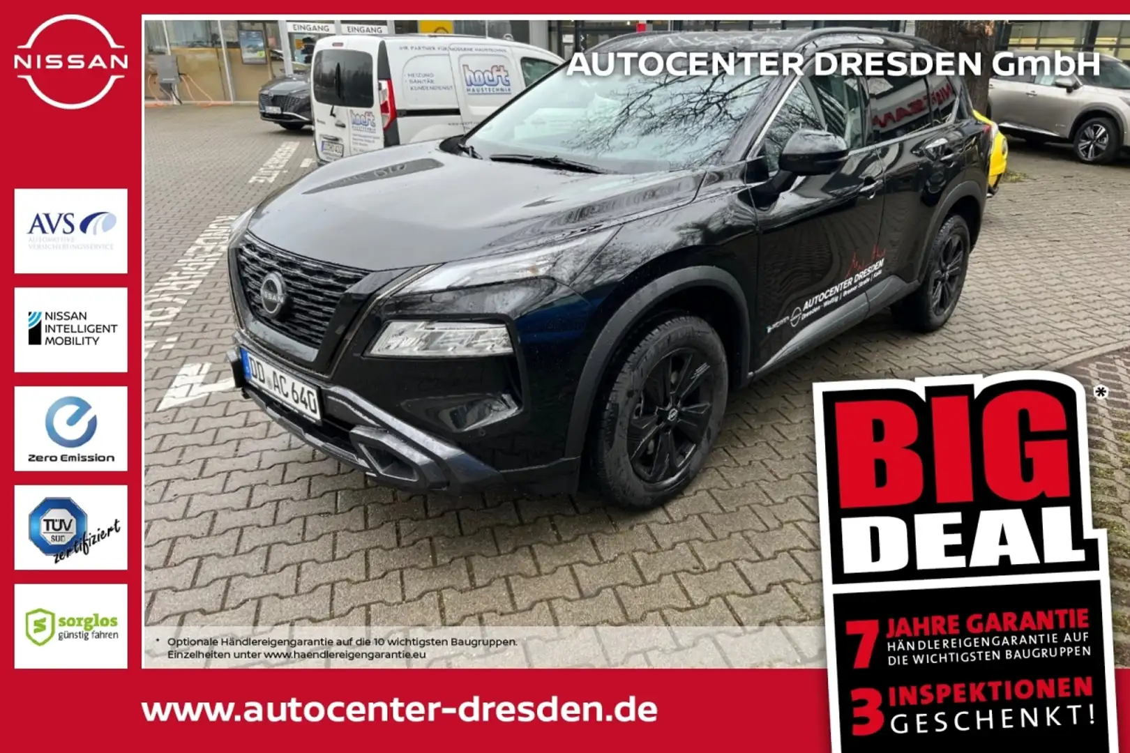 Nissan X-Trail 1.5 VC-T E-POWER E-4ORCE 4x4 N-TREK 360 KAM Siyah - 1