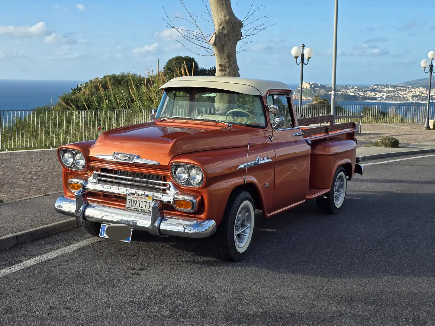 Chevrolet Apache 3200 Stepside big windows v8 matching Portocaliu - 2